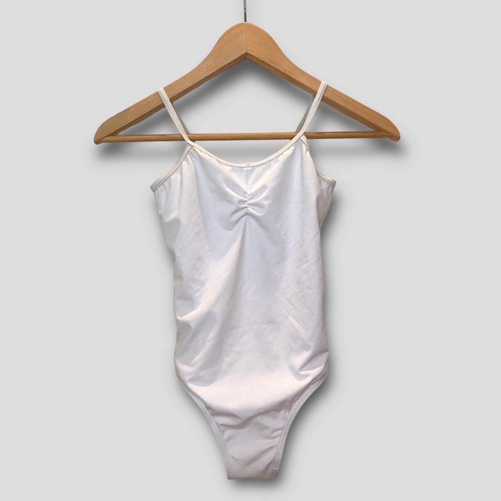 Balera Kids White Cinched Leotard
